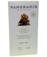 TABLETA CHOCOLATE NEGRO 64% PASAS Y NUECES PANCRACIO 100G – GOURMET ARTESANAL