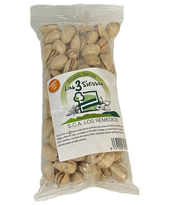 PISTACHOS TOSTADOS CON SAL FRUTOS SECOS LAS 3 SIERRAS 200 G – CALIDAD PREMIUM