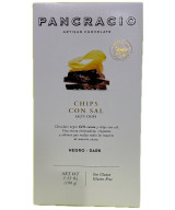 TABLETA CHOCOLATE NEGRO 64% CHIPS CON SAL PANCRACIO 100G – GOURMET ARTESANAL