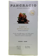 TABLETA CHOCOLATE NEGRO 64% CAFÉ Y AVELLANAS PANCRACIO 100G – GOURMET ARTESANAL