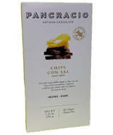 TABLETA CHOCOLATE NEGRO 64% CHIPS CON SAL PANCRACIO 100G – GOURMET ARTESANAL
