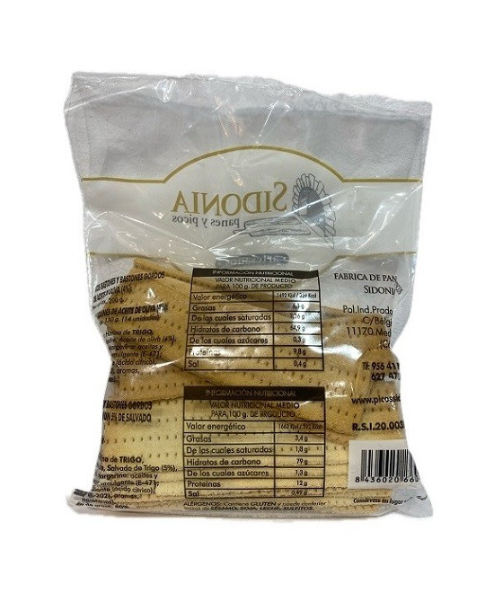 REGAÑÁS LARGAS ARTESANALES SIDONIA 3X12 CM APROX – PAN TRADICIONAL DE MEDINA SIDONIA