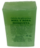 JABÓN DE GLICERINA MIEL Y ROSA MOSQUETA BENAMIEL 100G – SIERRA DE GRAZALEMA