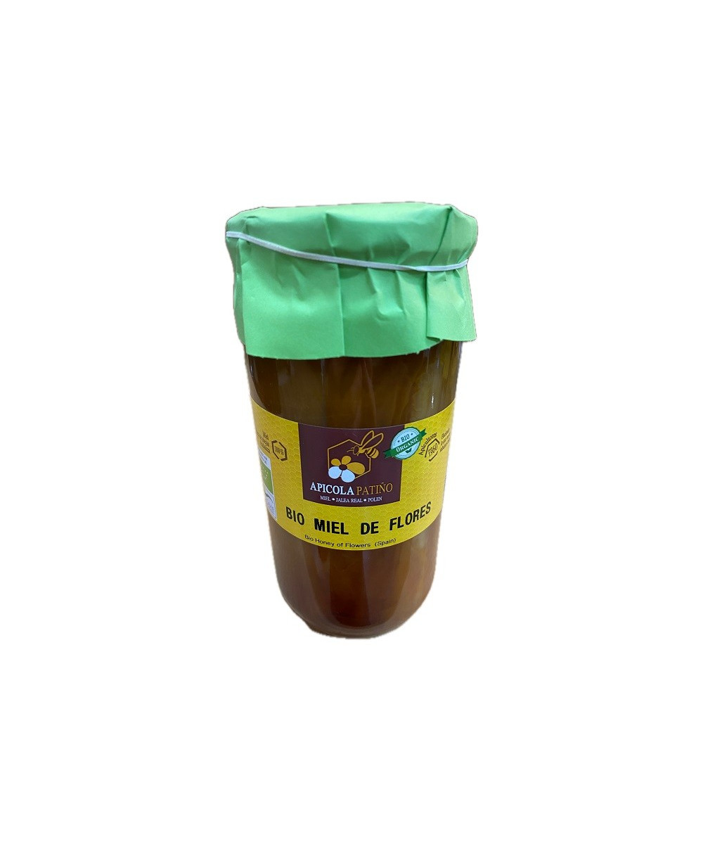 MIEL DE MIL FLORES BIO APÍCOLA PATIÑO 1 KG – CERTIFICADA ECOLÓGICA DE CONIL (CÁDIZ)