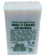 JABÓN CON GLICERINA, MIEL Y LECHE DE BURRA BENAMIEL 100 G – SIERRA DE GRAZALEMA