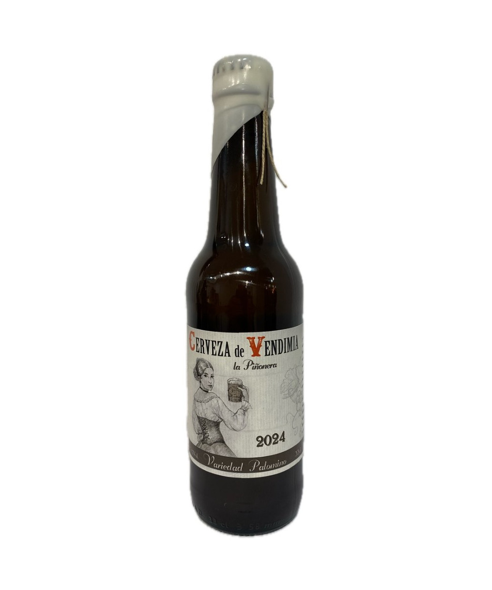 CERVEZA VENDIMIA DE PALOMINO LA PIÑONERA 33 CL – ARTESANAL GOURMET GADITANA