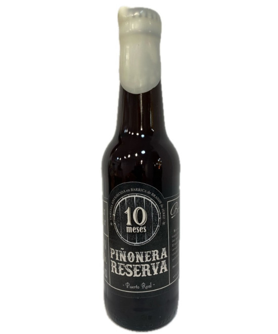 CERVEZA RESERVA 10 MESES LA PIÑONERA 33CL – STRONG ALE MADURADA EN BARRICA
