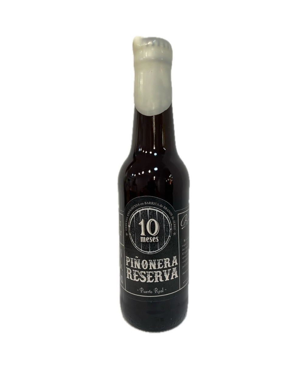 CERVEZA RESERVA 10 MESES LA PIÑONERA 33CL – STRONG ALE MADURADA EN BARRICA