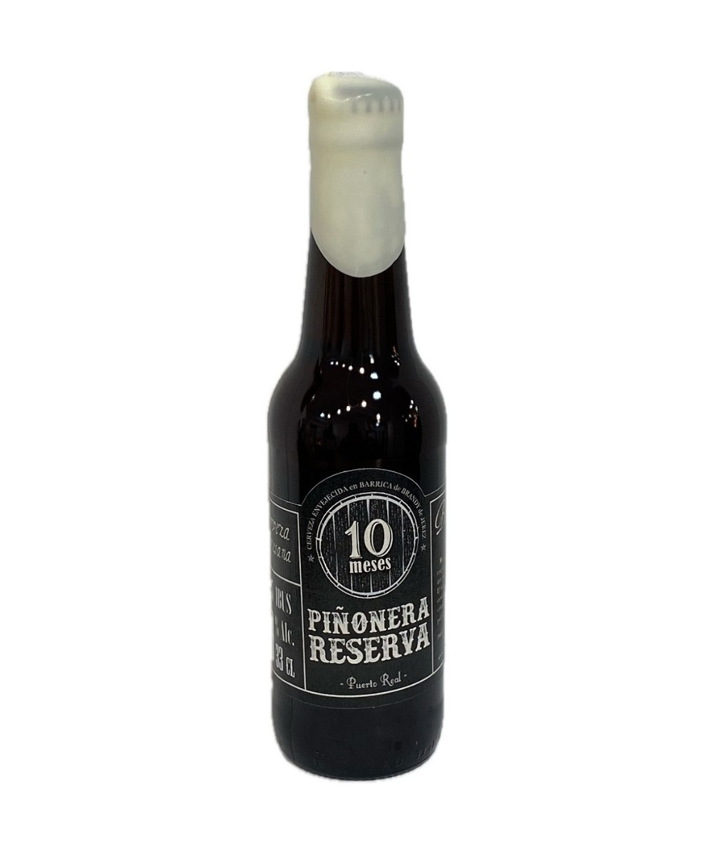 CERVEZA RESERVA 10 MESES LA PIÑONERA 33CL – STRONG ALE MADURADA EN BARRICA