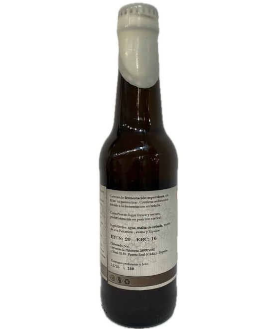 CERVEZA VENDIMIA DE PALOMINO LA PIÑONERA 33 CL – ARTESANAL GOURMET GADITANA