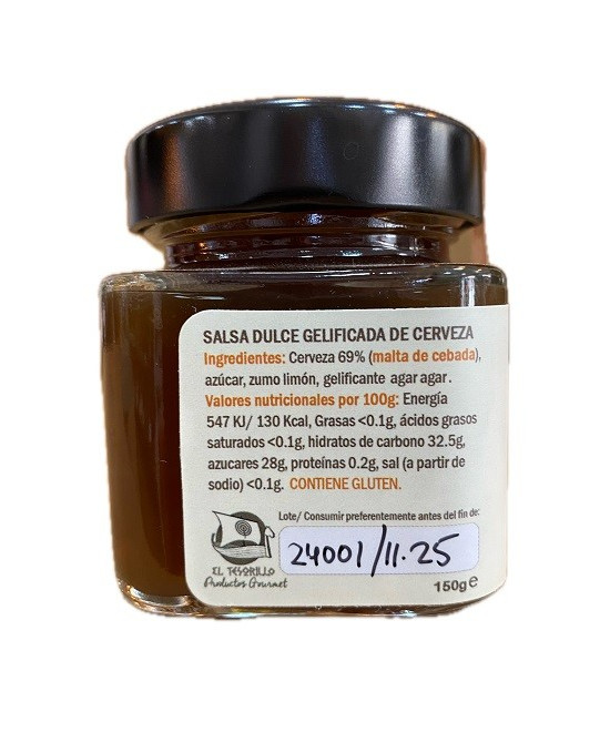 SALSA DULCE DE CERVEZA LA PIÑONERA 150 G – INNOVACIÓN GOURMET DE PUERTO REAL CON SABOR A CÁDIZ