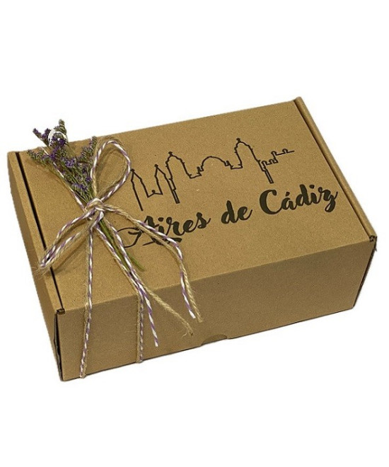 CAJA DE REGALO AIRES DE CÁDIZ 22X14X8,5 CM – PACKAGING EXCLUSIVO PARA