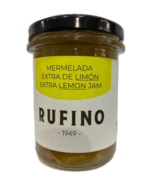 MERMELADA EXTRA DE LIMÓN RUFINO 212 G – ARTESANAL Y NATURAL DE ALPUJARRAS