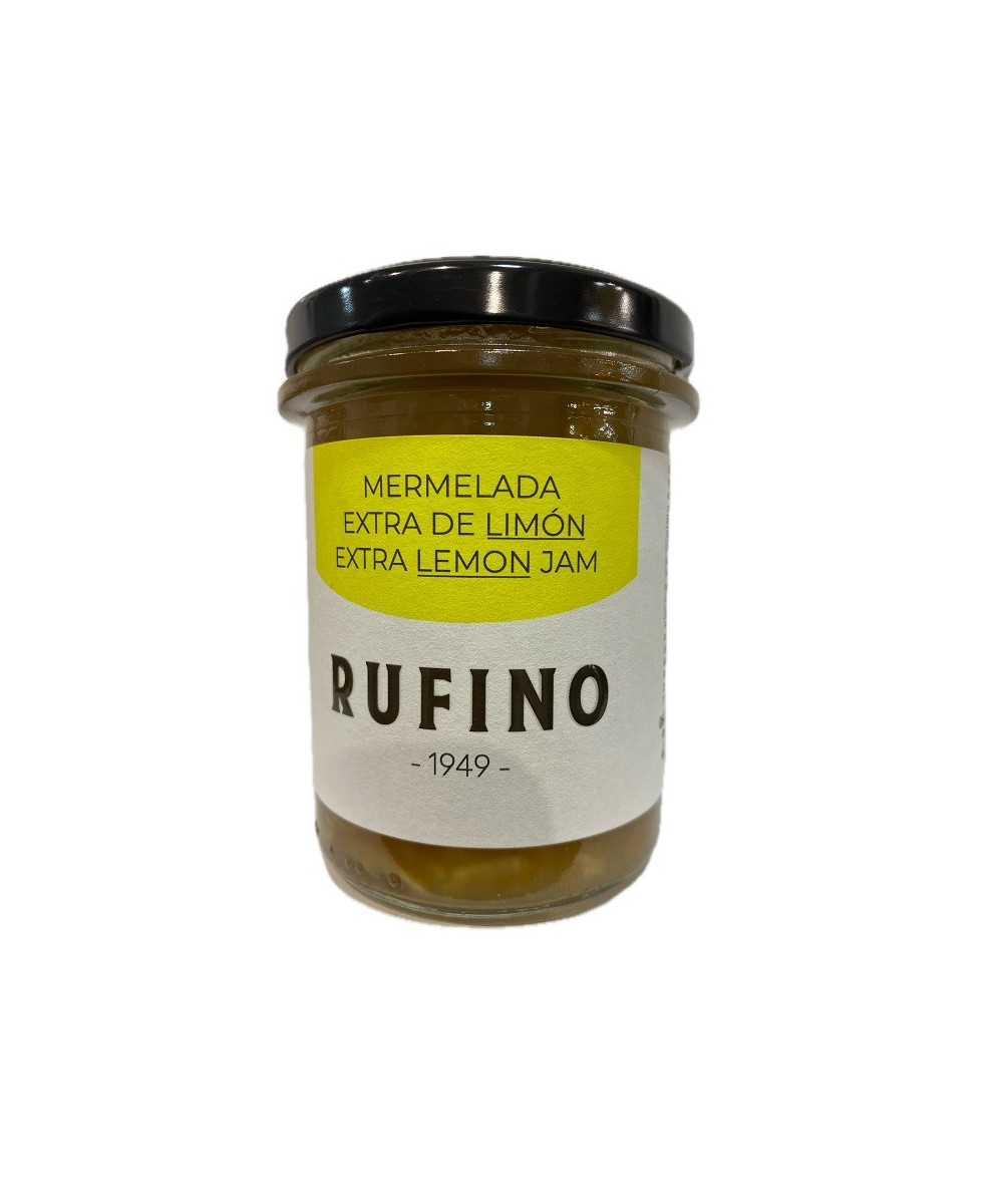MERMELADA EXTRA DE LIMÓN RUFINO 212 G – ARTESANAL Y NATURAL DE ALPUJARRAS