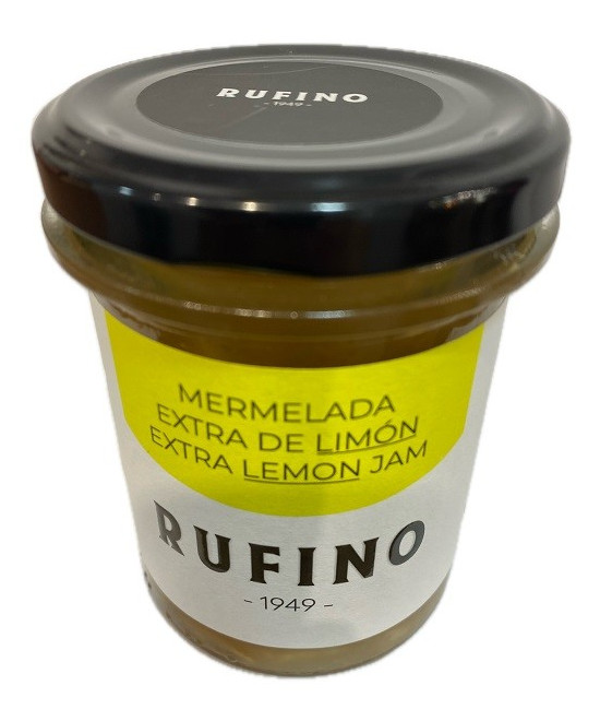 MERMELADA EXTRA DE LIMÓN RUFINO 212 G – ARTESANAL Y NATURAL DE ALPUJARRAS