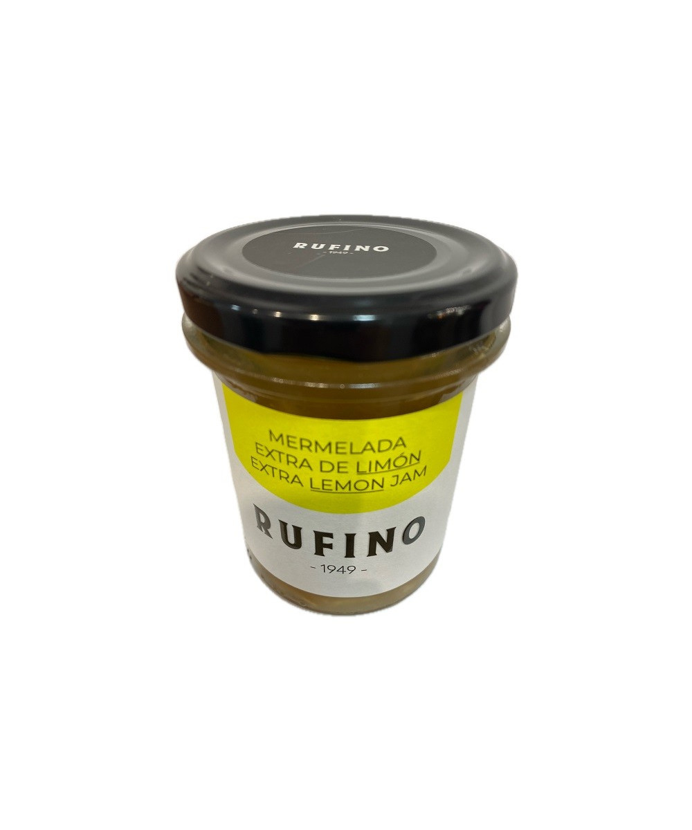 MERMELADA EXTRA DE LIMÓN RUFINO 212 G – ARTESANAL Y NATURAL DE ALPUJARRAS