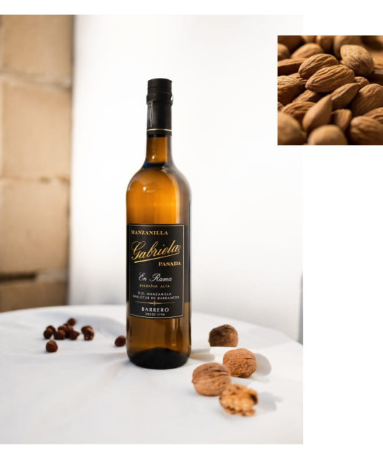 MANZANILLA GABRIELA PASADA EN RAMA 75 cl. BODEGAS BARRERO