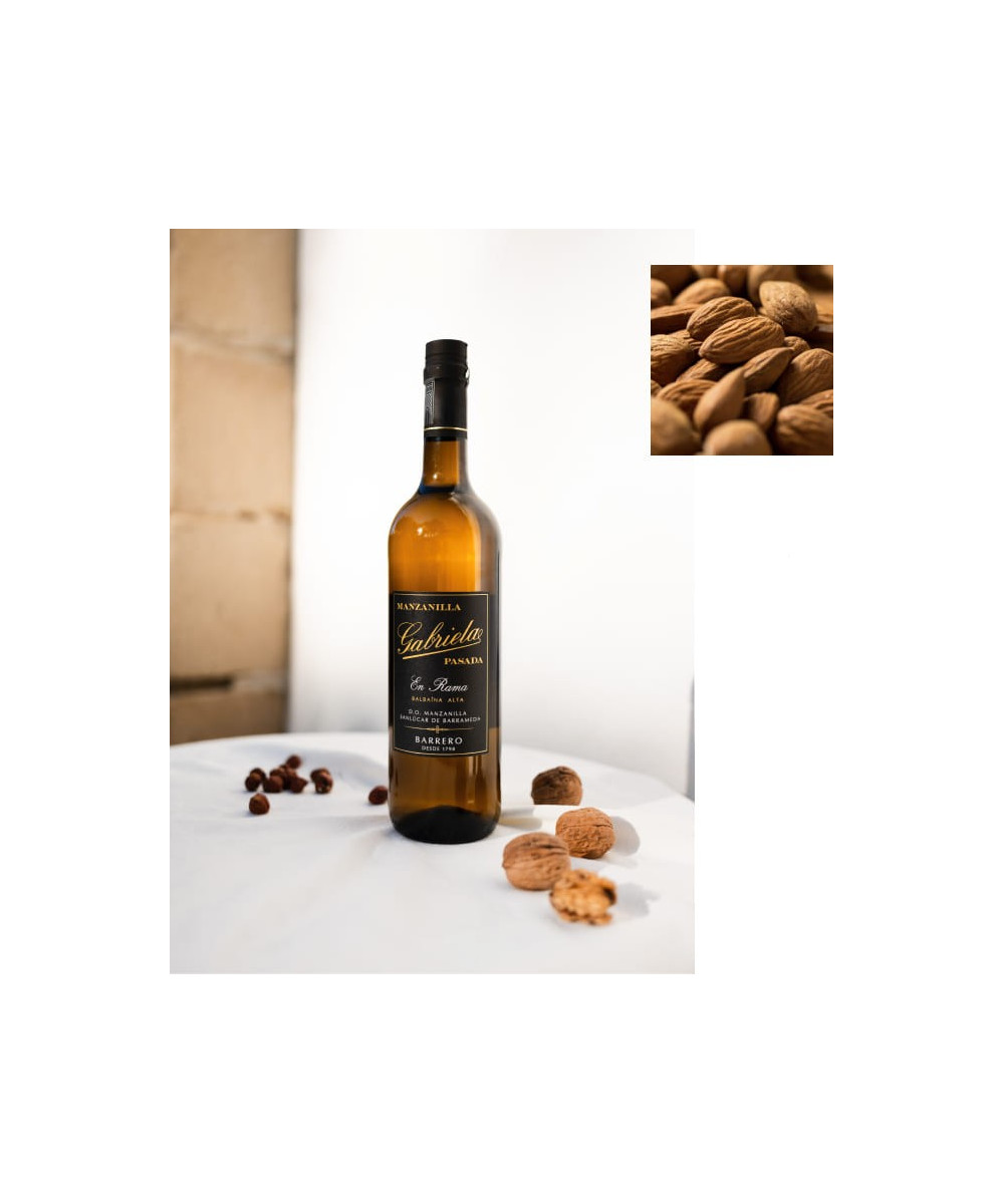 MANZANILLA GABRIELA PASADA EN RAMA 75 cl. BODEGAS BARRERO