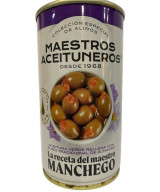 ACEITUNAS VERDES RELLENAS CON ALIÑO TRADICIONAL DE ALMAGRO 350 G – AIRES DE CÁDIZ


