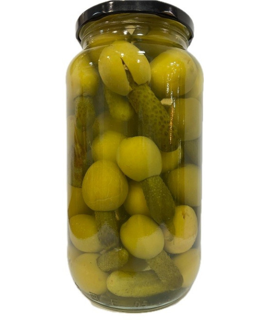 ACEITUNAS RELLENAS DE PEPINILLO SABOR ANCHOA LA ERMITA 1.400 G