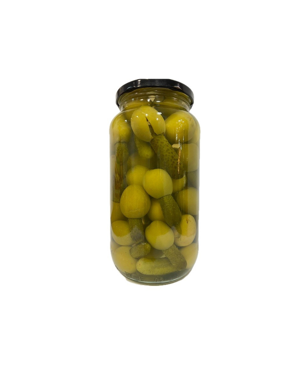 ACEITUNAS RELLENAS DE PEPINILLO SABOR ANCHOA LA ERMITA 1.400 G
