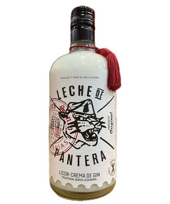 LECHE DE PANTERA LICOR CREMA DE GIN MARTES SANTO 70 CL – AIRES DE CÁDI