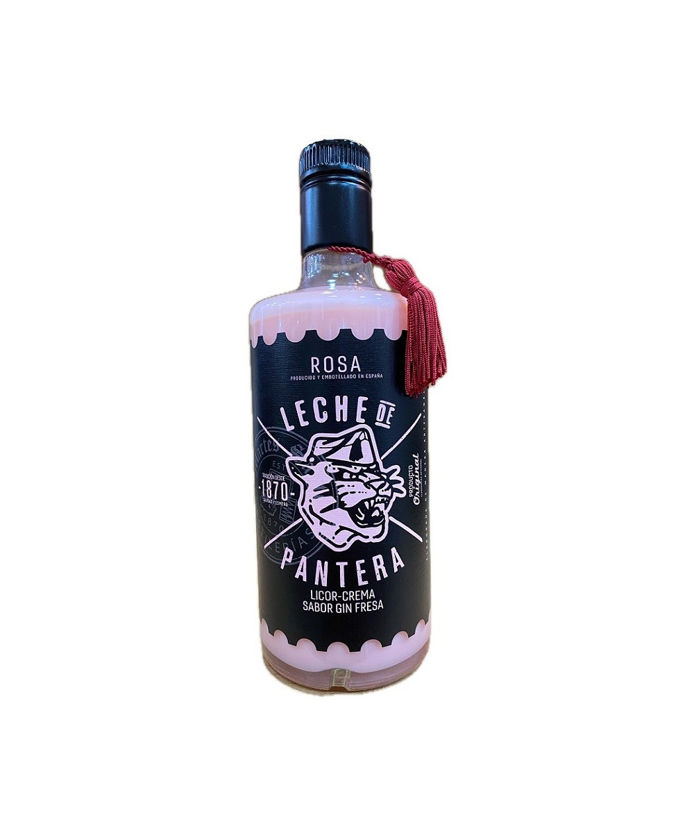 LICOR CREMA GIN FRESA LECHE DE PANTERA 70CL ARTESANAL MARTES SANTO