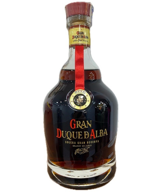 BRANDY PREMIUM DE JEREZ - GRAN DUQUE DE ALBA 70 CL CON COPA SERIGRAFIADA 