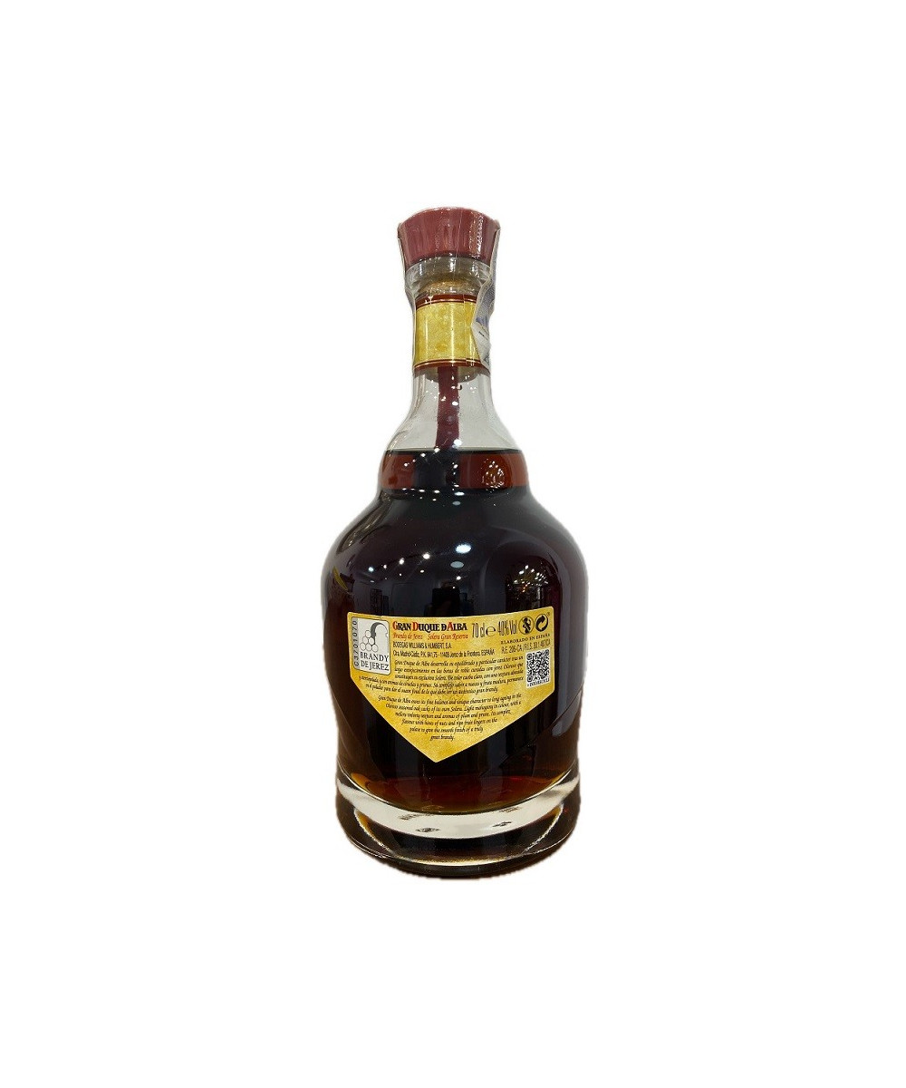 BRANDY PREMIUM DE JEREZ - GRAN DUQUE DE ALBA 70 CL CON COPA SERIGRAFIADA 