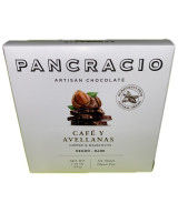 MINI TABLETA CHOCOLATE NEGRO 64% CAFÉ Y AVELLANAS PANCRACIO 40G – GOURMET ESPAÑOL