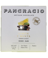 MINI TABLETA CHOCOLATE NEGRO 64% LIMÓN Y MENTA PANCRACIO 40G – GOURMET ESPAÑOL