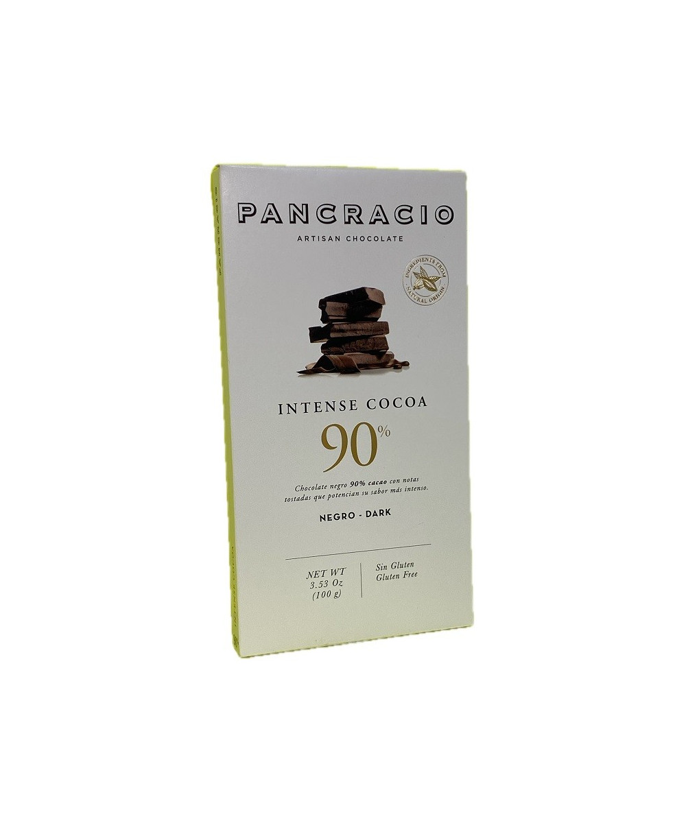 TABLETA INTENSE COCOA 90% PANCRACIO – CHOCOLATE NEGRO GOURMET 100G