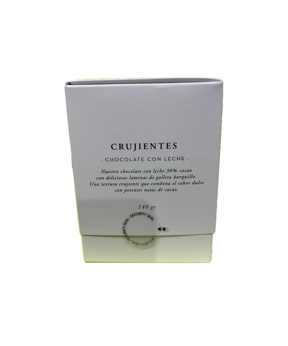 CRUJIENTES CHOCOLATE CON LECHE 38% PANCRACIO 140G – GOURMET ARTESANAL ESPAÑOL