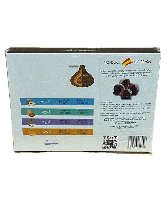 BOMBONES DE HIGOS SECOS CON CHOCOLATE NEGRO LA BORGOÑA – EL BORGE (MÁLAGA)