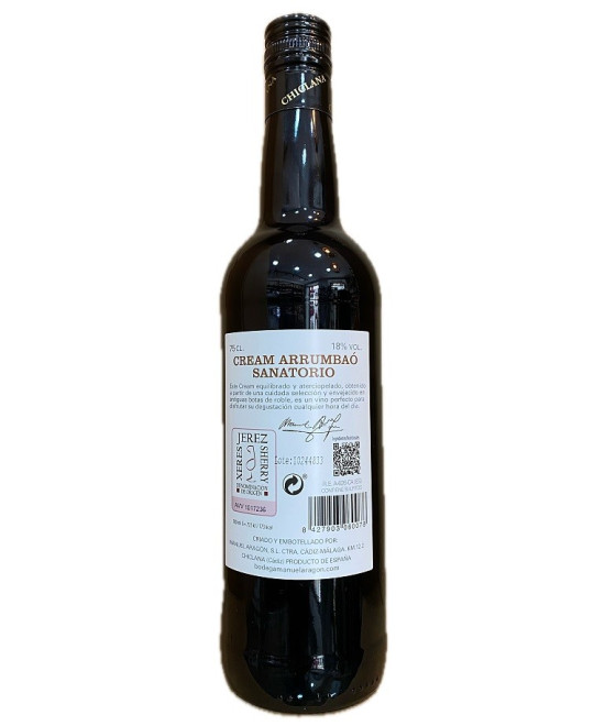 ARRUMBAÓ 75 CL MANUEL ARAGÓN – CREAM JEREZ EXCEPCIONAL DE CHICLANA