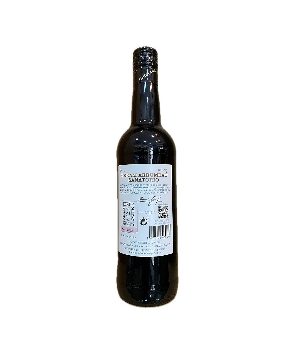 ARRUMBAÓ 75 CL MANUEL ARAGÓN – CREAM JEREZ EXCEPCIONAL DE CHICLANA
