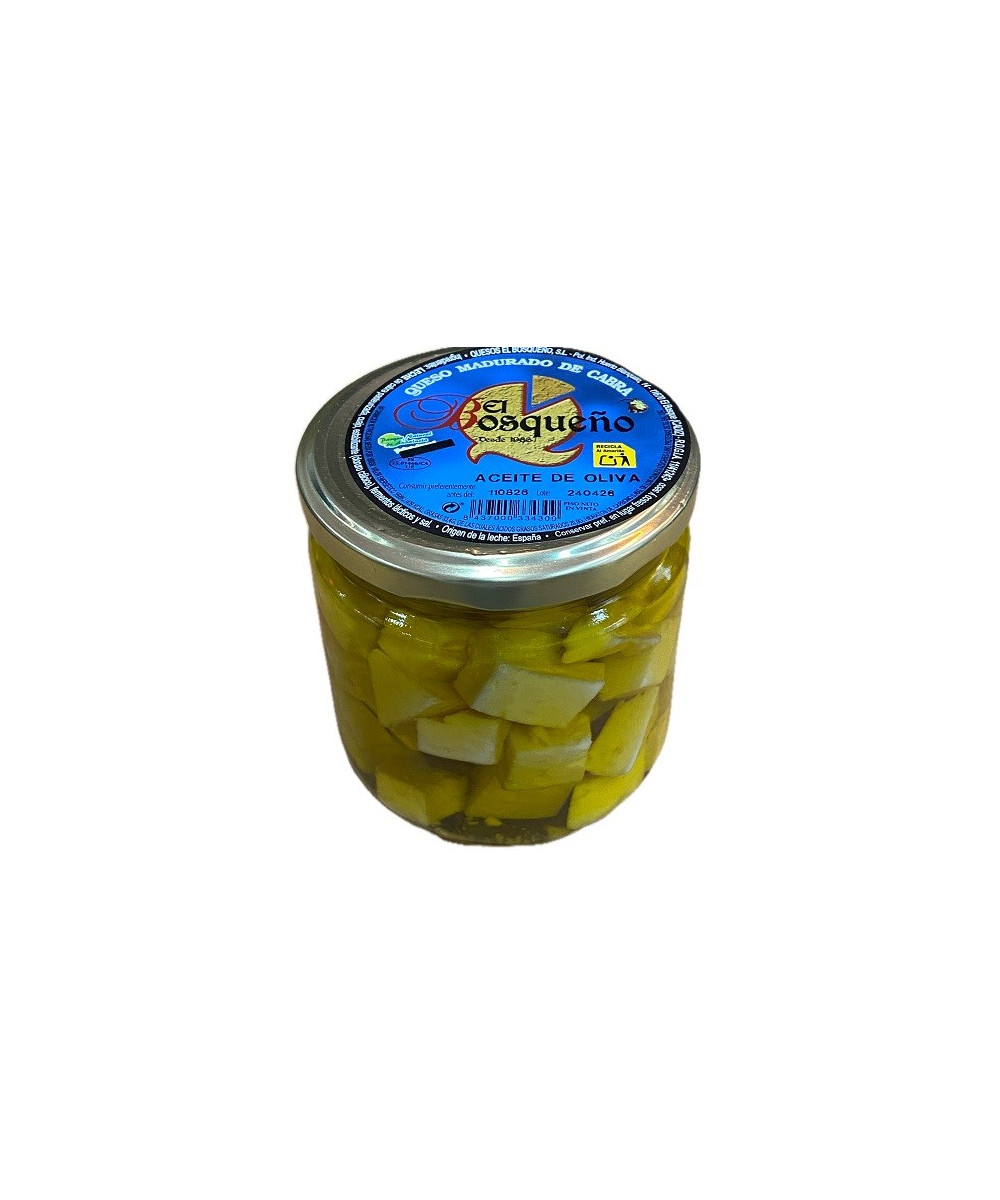 TAQUITOS DE QUESO DE CABRA EN ACEITE DE OLIVA 250G EL BOSQUEÑO EL BOSQUE CÁDIZ