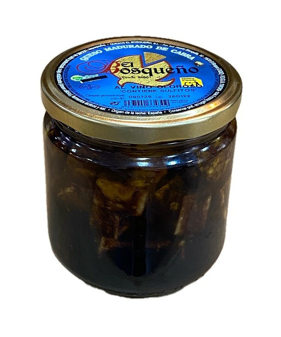 TAQUITOS DE QUESO DE CABRA EN VINO OLOROSO 250G EL BOSQUEÑO EL BOSQUE CÁDIZ