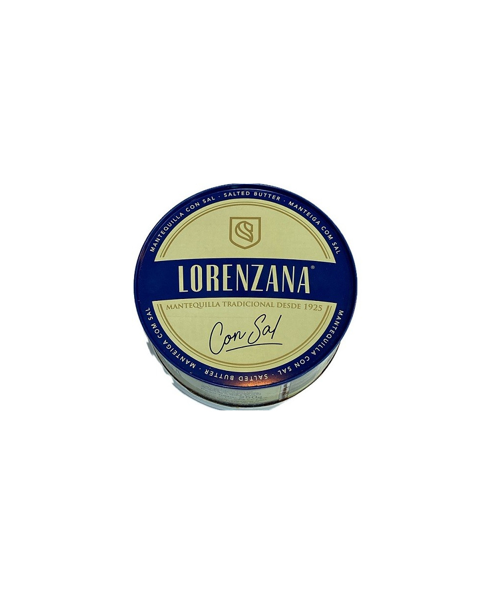 MANTEQUILLA TRADICIONAL CON SAL LORENZANA 250G DESDE 1925