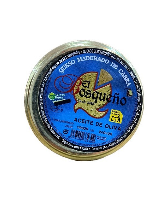 TAQUITOS DE QUESO DE CABRA EN ACEITE DE OLIVA 250G EL BOSQUEÑO EL BOSQUE CÁDIZ