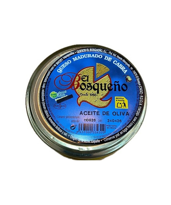 TAQUITOS DE QUESO DE CABRA EN ACEITE DE OLIVA 250G EL BOSQUEÑO EL BOSQUE CÁDIZ