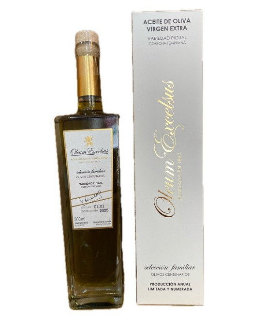 OLEUM EXCELSUS ACEITE DE OLIVA VIRGEN EXTRA PREMIUM 500ML – EXCLUSIVO DE LA SIERRA DE JAÉN