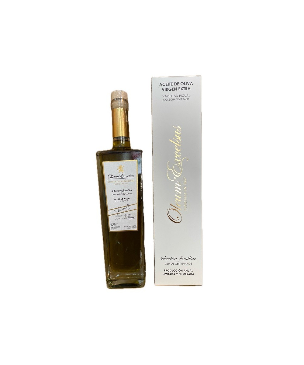 OLEUM EXCELSUS ACEITE DE OLIVA VIRGEN EXTRA PREMIUM 500ML – EXCLUSIVO DE LA SIERRA DE JAÉN