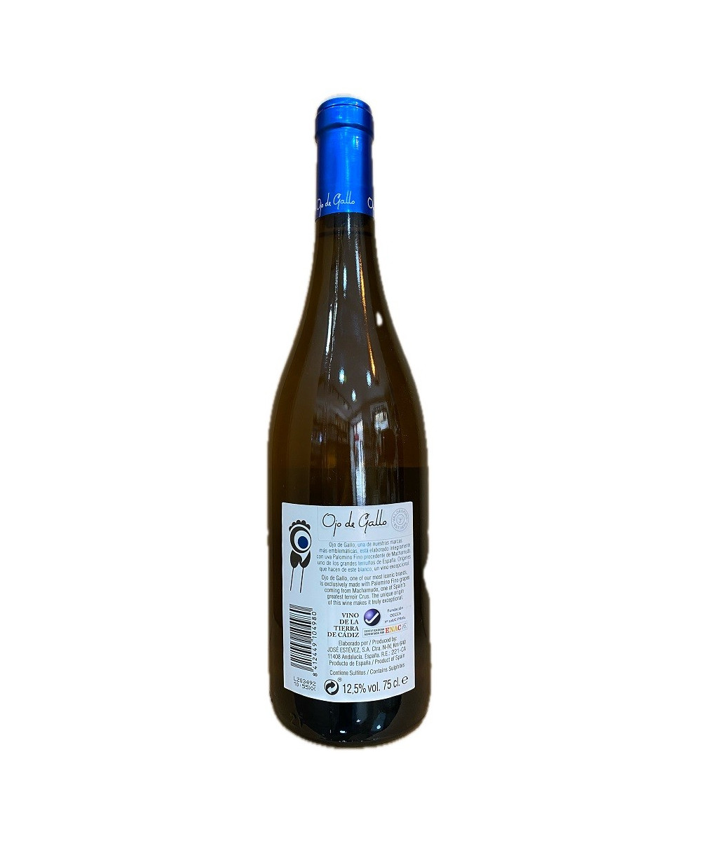 OJO DE GALLO 75 CL BODEGAS JOSÉ ESTÉVEZ BLANCO DE PAGO MACHARNUDO ALTO