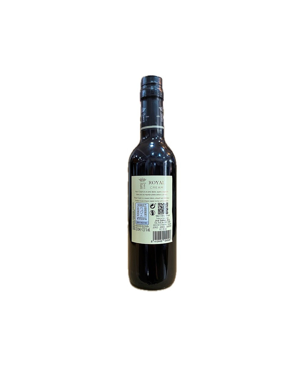 ROYAL CREAM 37,5 CL MARQUÉS DEL REAL TESORO VINO CREAM DE JEREZ, MEZCLA DE PALOMINO Y PEDRO XIMÉNEZ