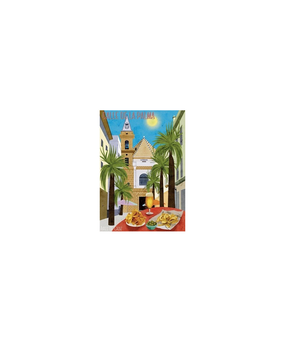 IMÁN SOUVENIR CALLE VIRGEN DE LA PALMA 10,5X7,5CM – FLEXIBLE