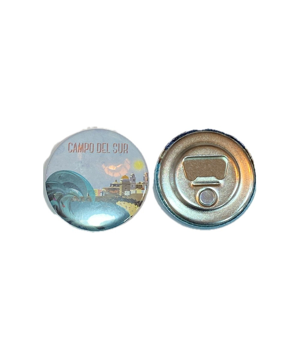 IMÁN REDONDO CAMPO DEL SUR 5,8CM – METAL ABRIDOR