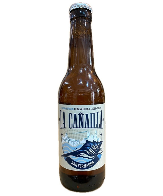 CERVEZA LA CAÑAILLA 33cl EDICIÓN ESPECIAL DEDICADA A LA CIUDAD DE SAN 