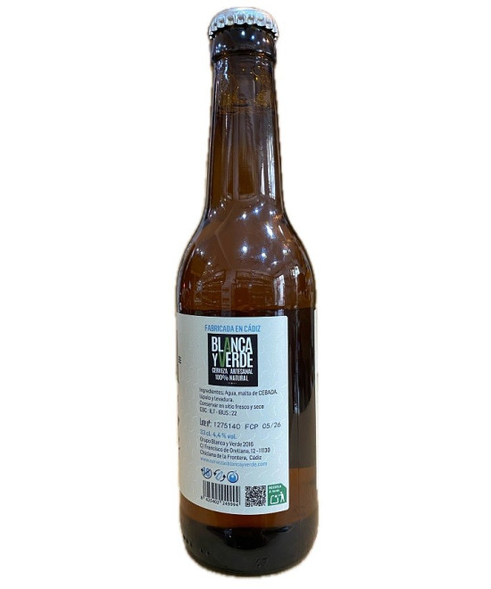 CERVEZA LA CAÑAILLA 33cl EDICIÓN ESPECIAL DEDICADA A LA CIUDAD DE SAN FERNANDO CÁDIZ
