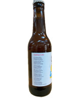 CERVEZA GADITANA ARTESANAL RUBIA LAGER 100% DE CÁDIZ BLANCA Y VERDE